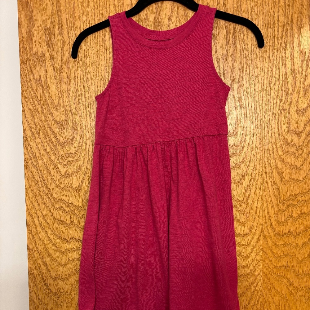 Old Navy Girls Raspberry Sleeveless Jersey Dress – Size M (8)